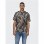 Camiseta de Manga Corta Hombre Only & Sons Onskobe Reg Banana Leaf Negro de Only & Sons, Camisetas - Ref: S64126907, Precio: ...