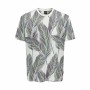 Maglia a Maniche Corte Uomo Only & Sons Onskobe Reg Banana Leaf Azzurro Bianco di Only & Sons, T-shirt - Rif: S64126908, Prez...