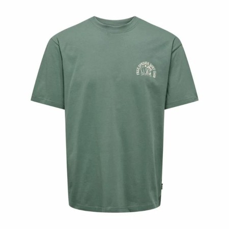 T-shirt à manches courtes homme Only & Sons Onskylan Rlx Icon Vert foncé de Only & Sons, T-shirts - Réf : S64126911, Prix : 1...