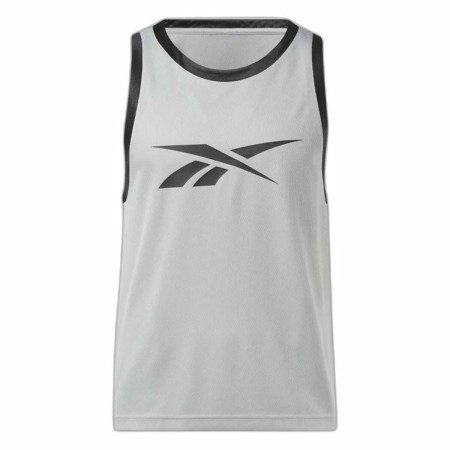 Camiseta de baloncesto Reebok Gris claro de Reebok, Hombre - Ref: S64126913, Precio: 29,22 €, Descuento: %