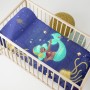 Bedspread (quilt) HappyFriday Mr Fox Multicolour 100 x 130 cm Mermaid by HappyFriday, Patchwork Quilts & Coverlets - Ref: D16...