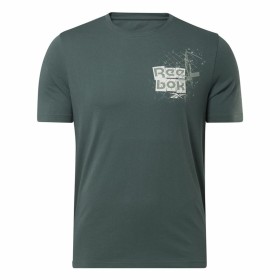 Maglia a Maniche Corte Uomo Reebok Graphic Series Verde di Reebok, T-shirt - Rif: S64126920, Prezzo: 20,88 €, Sconto: %