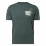 Camiseta de Manga Corta Hombre Reebok Graphic Series Verde de Reebok, Camisetas - Ref: S64126920, Precio: 20,88 €, Descuento: %