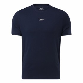 Maglia a Maniche Corte Uomo Reebok GS Tailgate Team Blu scuro di Reebok, T-shirt - Rif: S64126923, Prezzo: 21,97 €, Sconto: %