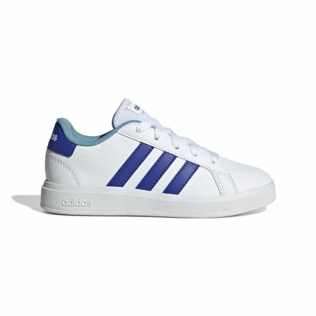 Sapatilhas de Desporto Infantis Adidas Grand Court 2.0 Branco Azul de Adidas, Ar livre e desporto - Ref: S64126975, Preço: 34...