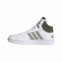 Sapatilhas de Basquetebol para Adultos Adidas Hoops 3.0 Mid Branco de Adidas, Ténis - Ref: S64126981, Preço: 57,73 €, Descont...