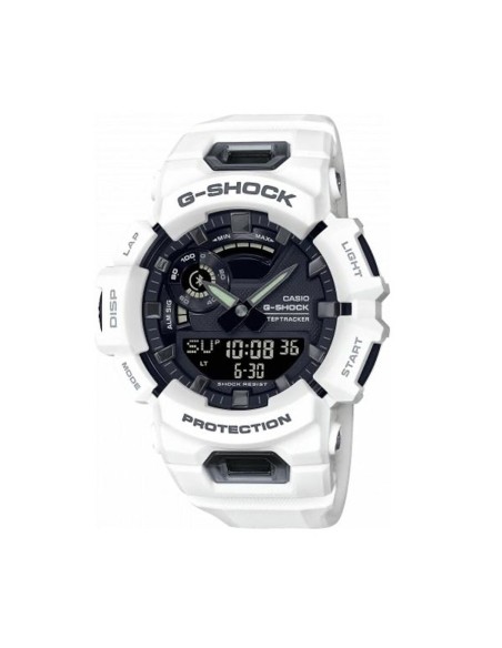 Relógio masculino Casio GBA-900-7AER Branco Preto (Ø 49 mm) | Tienda24 Tienda24.eu