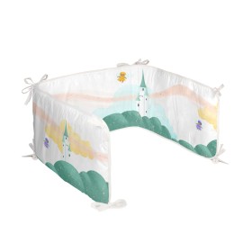 Cot protector HappyFriday Mr Fox Dreaming Multicolour 210 x 40 cm by HappyFriday, Bed accessories - Ref: D1612948, Price: 19,...