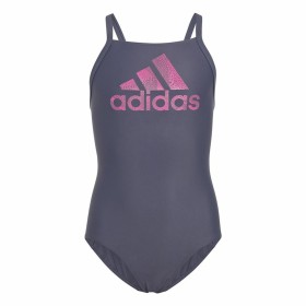 Fato de Banho de Menina Adidas Big Logo Azul de Adidas, Roupa de banho - Ref: S64127225, Preço: 20,24 €, Desconto: %