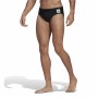 Slip de Hombre Adidas Solid Negro de Adidas, Ropa de baño - Ref: S64127230, Precio: 14,71 €, Descuento: %