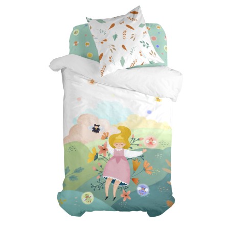 Duvet cover set HappyFriday Mr Fox Dreaming  Multicolour Single 2 Pieces | Tienda24 - Global Online Shop Tienda24.eu