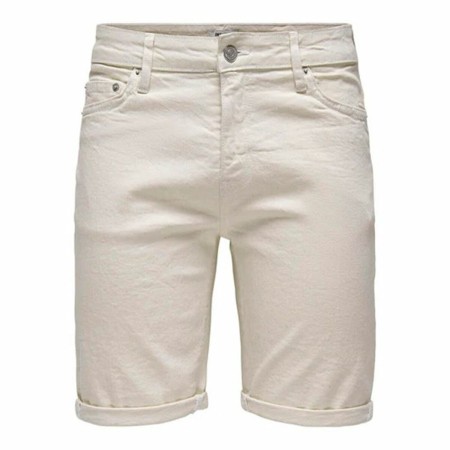 Herren Shorts Only & Sons Onsply 9296 Ecru Beige von Only & Sons, Shorts - Ref: S64127245, Preis: 22,12 €, Rabatt: %