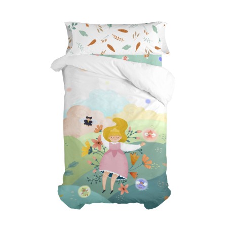 Duvet cover set HappyFriday Mr Fox Dreaming  Multicolour Single 2 Pieces | Tienda24 - Global Online Shop Tienda24.eu