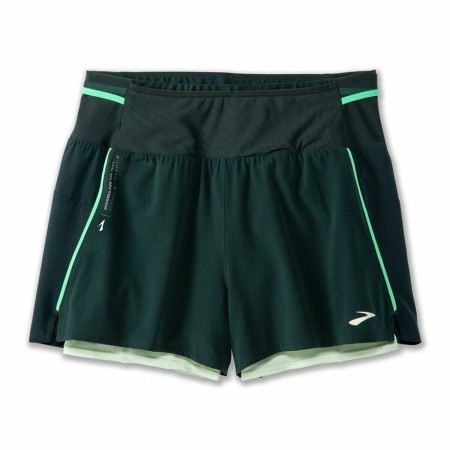 Pantalones Cortos Deportivos para Mujer Brooks High Point 3" 2-in-1 2.0 Verde de Brooks, Mujer - Ref: S64127265, Precio: 61,6...