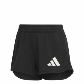 Calções de Desporto para Mulher Adidas Pacer 3 Stripes Knit Preto de Adidas, Mulher - Ref: S64127290, Preço: 0,00 €, Desconto: %