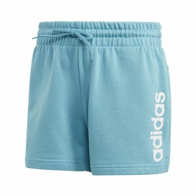 Calções de Desporto para Mulher Adidas Linear Ciano Claro de Adidas, Mulher - Ref: S64127291, Preço: 24,60 €, Desconto: %