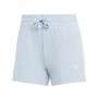 Calções de Desporto para Mulher Adidas 3 Stripes Sj Azul Claro de Adidas, Mulher - Ref: S64127302, Preço: 0,00 €, Desconto: %