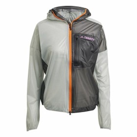 Veste Coupe-Vent Adidas Agr Rain JW Blanc Gris de Adidas, Femme - Réf : S64127316, Prix : 135,47 €, Remise : %