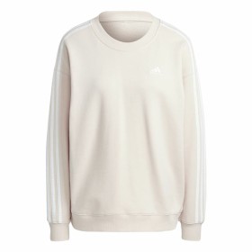 Polar com Capuz Mulher Adidas 3 Stripes Ft Swt Branco Bege de Adidas, Mulher - Ref: S64127334, Preço: 0,00 €, Desconto: %