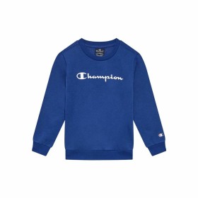 Felpa con Cappuccio Bambino Champion Crewneck Azzurro Bianco di Champion, Bambino - Rif: S64127339, Prezzo: 25,03 €, Sconto: %