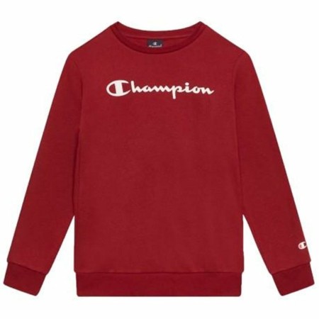 Camisola Infantil Champion Crewneck Branco Vermelho de Champion, Menino - Ref: S64127343, Preço: 24,19 €, Desconto: %