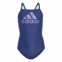 Costume da Bagno Bambina Adidas Big Logo Azzurro | Tienda24 - Global Online Shop Tienda24.eu