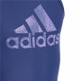 Costume da Bagno Bambina Adidas Big Logo Azzurro | Tienda24 - Global Online Shop Tienda24.eu