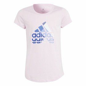 Kurzarm-T-Shirt für Kinder Adidas Graphic Rosa von Adidas, T-Shirts - Ref: S64127689, Preis: 20,88 €, Rabatt: %