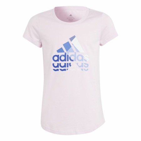 Child's Short Sleeve T-Shirt Adidas Graphic Pink by Adidas, T-Shirts - Ref: S64127689, Price: 20,88 €, Discount: %