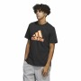 Camisola de Manga Curta Homem Adidas Logo Preto (L) de Adidas, Homem - Ref: S64127690, Preço: 27,56 €, Desconto: %