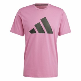 Men’s Short Sleeve T-Shirt Adidas Training Essentials Plum (S) by Adidas, Men - Ref: S64127700, Price: 0,00 €, Discount: %