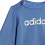 Tuta da Bambini Adidas Lin Fl Jog Azzurro | Tienda24 - Global Online Shop Tienda24.eu