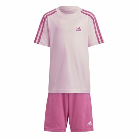 Children's Sports Outfit Adidas 3 Stripes Pink by Adidas, Sets - Ref: S64127729, Price: 29,22 €, Discount: %