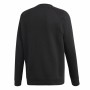 Men’s Sweatshirt without Hood Adidas 3 Stripes Black by Adidas, Sweatshirts - Ref: S64127734, Price: 42,63 €, Discount: %