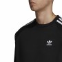 Men’s Sweatshirt without Hood Adidas 3 Stripes Black by Adidas, Sweatshirts - Ref: S64127734, Price: 42,63 €, Discount: %