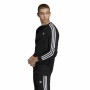 Men’s Sweatshirt without Hood Adidas 3 Stripes Black by Adidas, Sweatshirts - Ref: S64127734, Price: 42,63 €, Discount: %