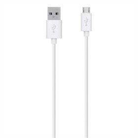 Cable USB a micro USB Belkin F2CU012BT2M-WHT Blanc