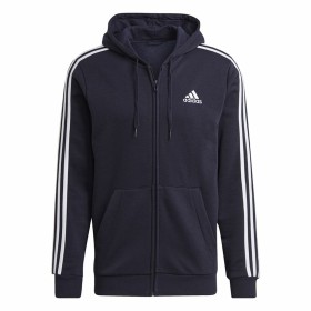 Herren Sweater mit Kapuze Adidas 3 Stripes Dunkelblau von Adidas, Herren - Ref: S64127745, Preis: 53,60 €, Rabatt: %