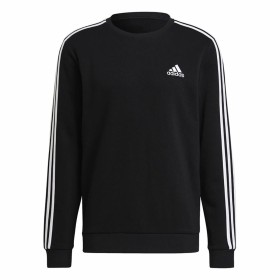 Men’s Sweatshirt without Hood Adidas 3 Stripes Black by Adidas, Men - Ref: S64127747, Price: 45,36 €, Discount: %