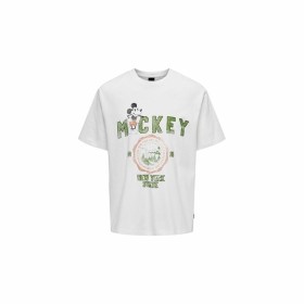 Men’s Short Sleeve T-Shirt Only & Sons Mickey Rlx Cloud Dancer White by Only & Sons, Men - Ref: S64127778, Price: 0,00 €, Dis...