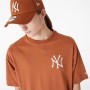 Herren Kurzarm-T-Shirt New Era LEAGUE ESSNTLS LC OS TEE NEYYAN 60435552 Braun (S) von New Era, Shirts & Hemden - Ref: S641320...