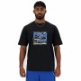 Camiseta de Manga Corta Hombre New Balance SPORT ESSENTIALS MT41593 Negro (XL) de New Balance, Camisetas deportivas - Ref: S6...