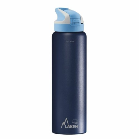 Cantil Laken Summit Azul 1 L Aço inoxidável Plástico de Laken, Cantil e garrafas de água - Ref: S64136679, Preço: 26,96 €, De...