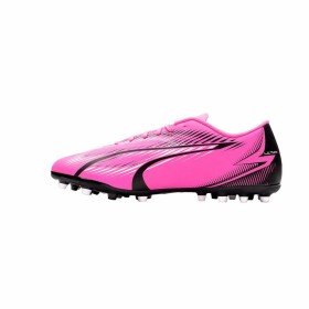 Chuteiras Multi-Pitões para Adultos Puma Ultra Play MG Branco Rosa-escuro de Puma, Botas - Ref: S64137243, Preço: 51,58 €, De...