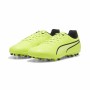 Adult's Multi-stud Football Boots Puma King Match MG Yellow Black | Tienda24 - Global Online Shop Tienda24.eu