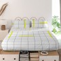 Sábana Encimera HappyFriday Blanc Firefly Multicolor 160 x 270 cm (Luciérnaga) de HappyFriday, Sábanas y fundas de almohada -...