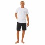 Maglia a Maniche Corte Uomo Rip Curl Stapler Bianco | Tienda24 - Global Online Shop Tienda24.eu