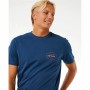 T-shirt à manches courtes homme Rip Curl Stapler Bleu de Rip Curl, Homme - Réf : S64139465, Prix : 22,80 €, Remise : %