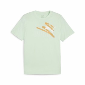 Camisola de Manga Curta Homem Puma Essentials+ AB Summer Verde-escuro de Puma, Homem - Ref: S64139474, Preço: 22,42 €, Descon...