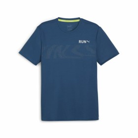 T-shirt à manches courtes homme Puma Run Favourite Bleu foncé de Puma, Homme - Réf : S64139478, Prix : 30,69 €, Remise : %